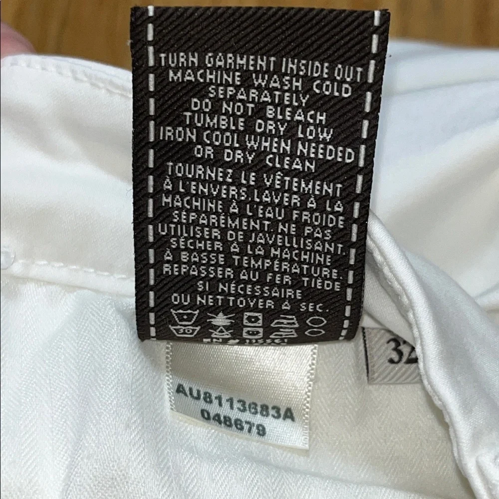 7 For All Mankind Women's Ankle Super Skinny Jeans Size 32 White